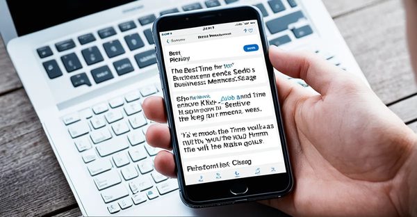 La meilleure heure pour des envois de sms commerciaux efficaces